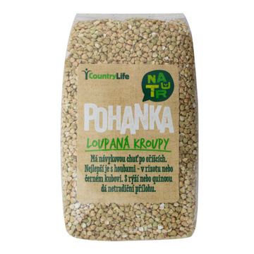 Bio Pohanka loupaná kroupy 500g Country Life